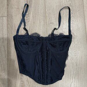 Pacsun Navy Corset Size XS Never Worn!